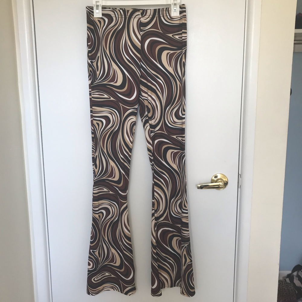 Nasty Gal Stretcy Flare Leg Pants